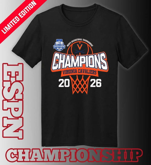 ACC Men’s Basketball Tournament 2026 Champions Virginia Cavaliers T-Shirt
