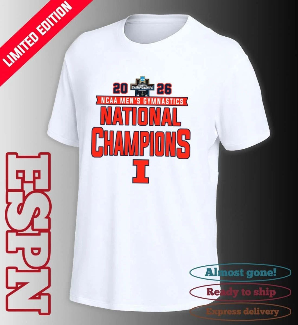Illinois Fighting Illini 2026 NCAA Men’s Gymnastics National Champions Shirt