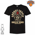 Garage Supply Racing Team Vintage Black Panther Helmet Spark Plug Shirt