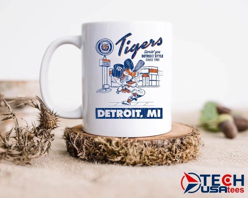 Detroit Tigers Deli Arch Coney Island vintage shirt