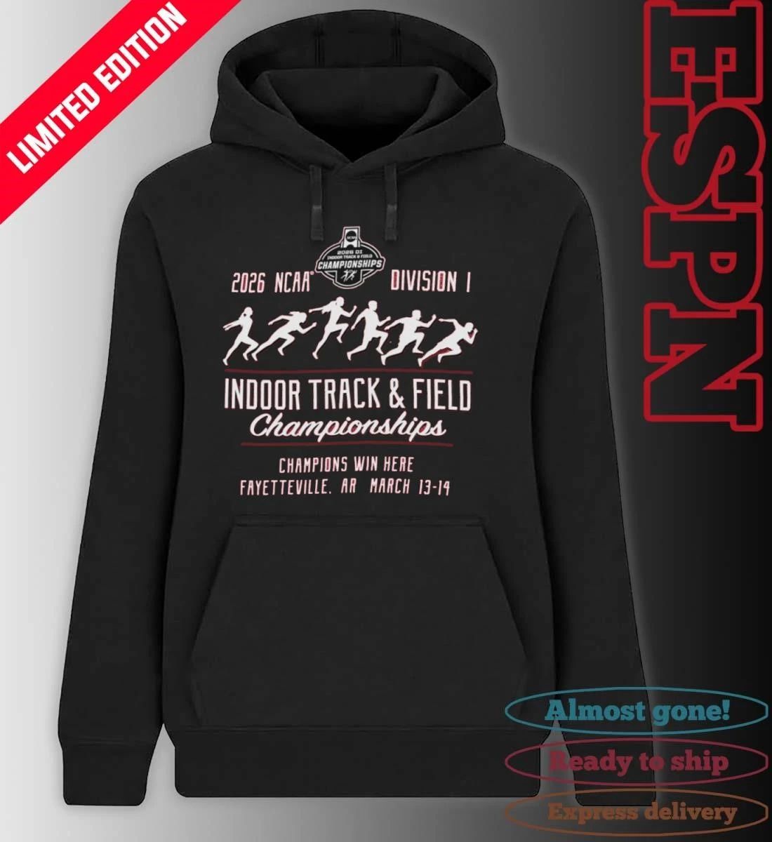 Champions Win Here 2026 NCAA DI Indoor Track & Field Championship Shirt