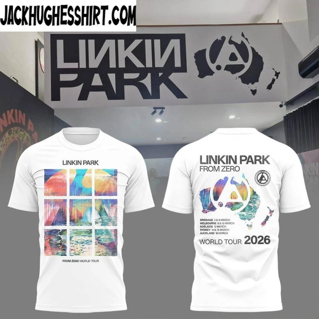 LINKIN PARK From Zero World Tour 2026 White T -Shirt