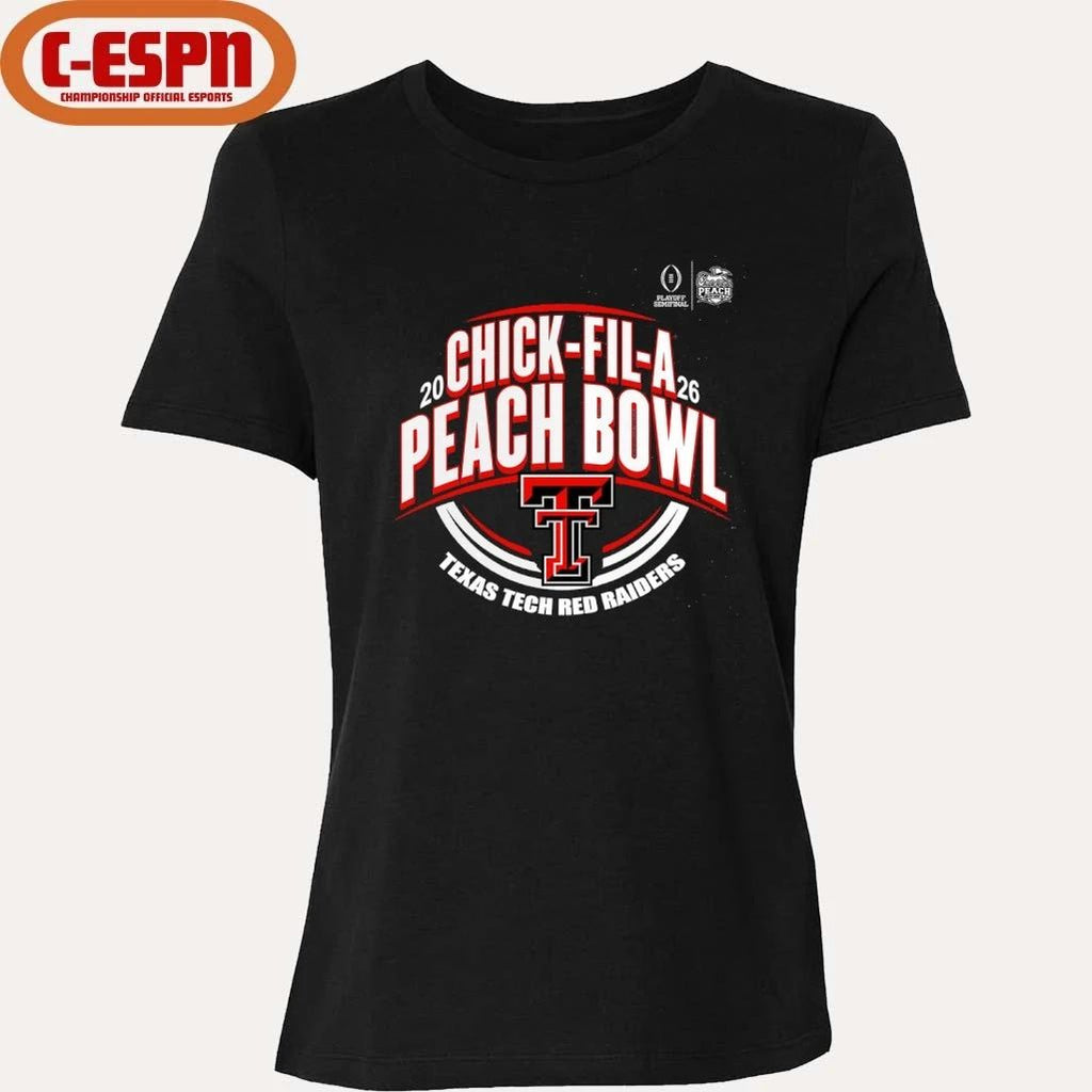 Texas Tech Football CFP Semifinal At The Peach Bowl 2026 T-Shirt