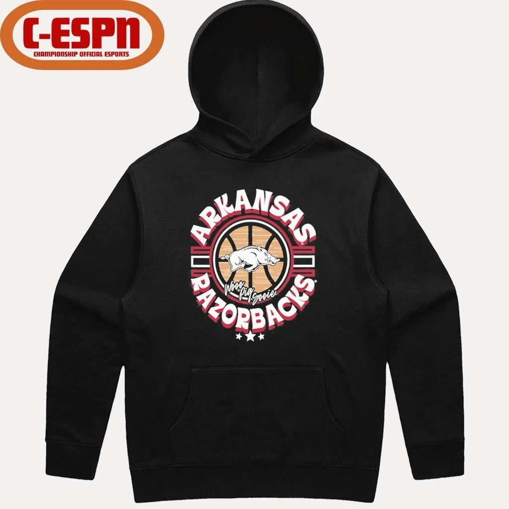 Arkansas Razorbacks Basketball Court Ball Shirt