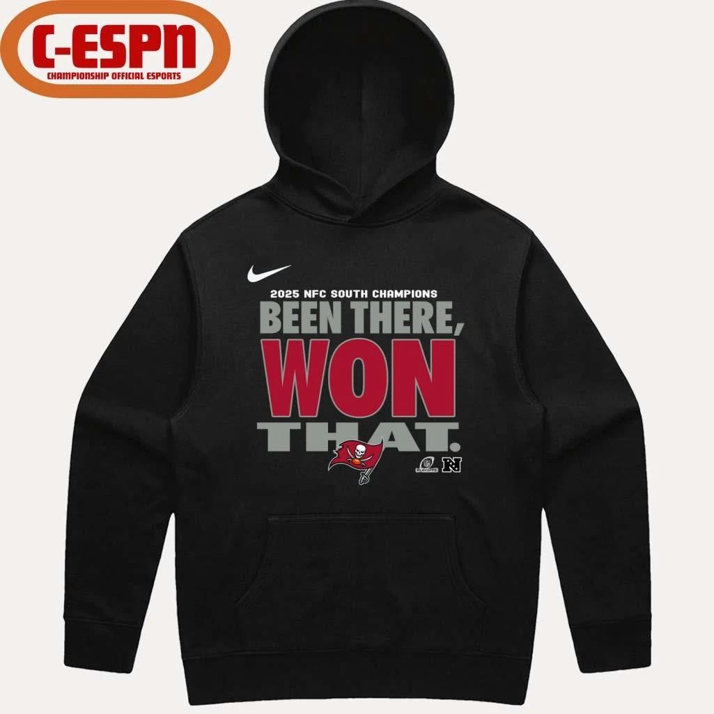 Division Champs Tampa Bay Buccaneers Been There Won That T-Shirt