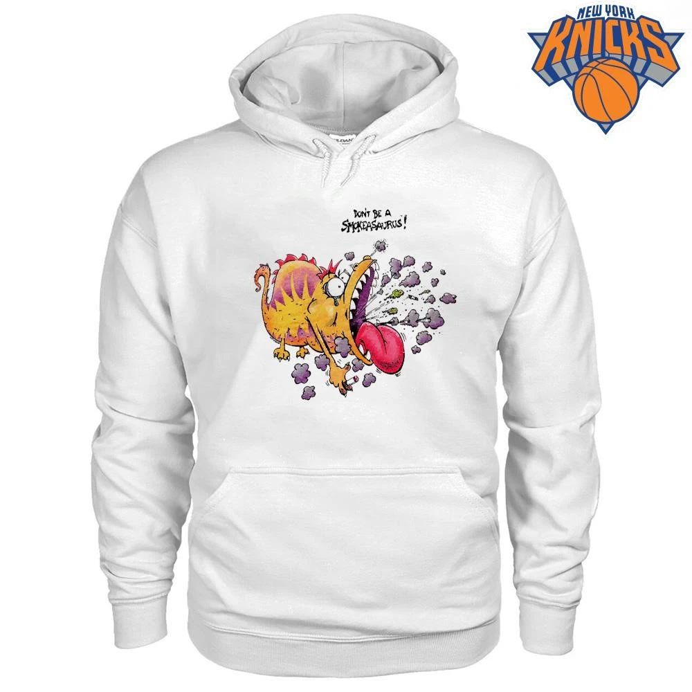 Dont Be A Smokeasaurus Funny Dinosaur Anti Smoking Cartoon shirt