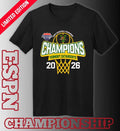 America East Conference Men’s Basketball Tournament 2026 Champions Vermont Catamounts T-Shirt