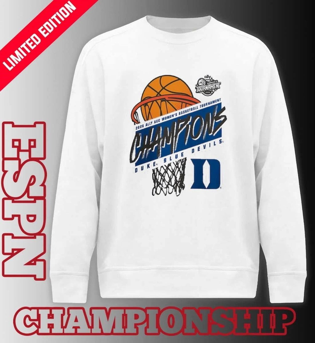 Duke Women’s Basketball Ally ACC Tournament Champions 2026 T-Shirt