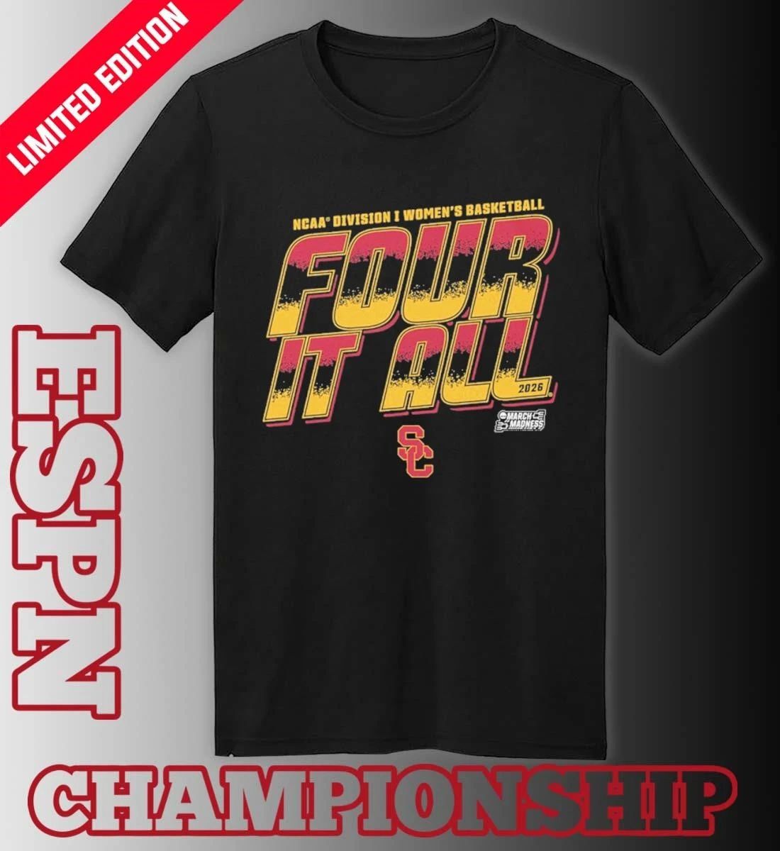 USC Women’s Basketball Four It All 2026 March Madness Shirt
