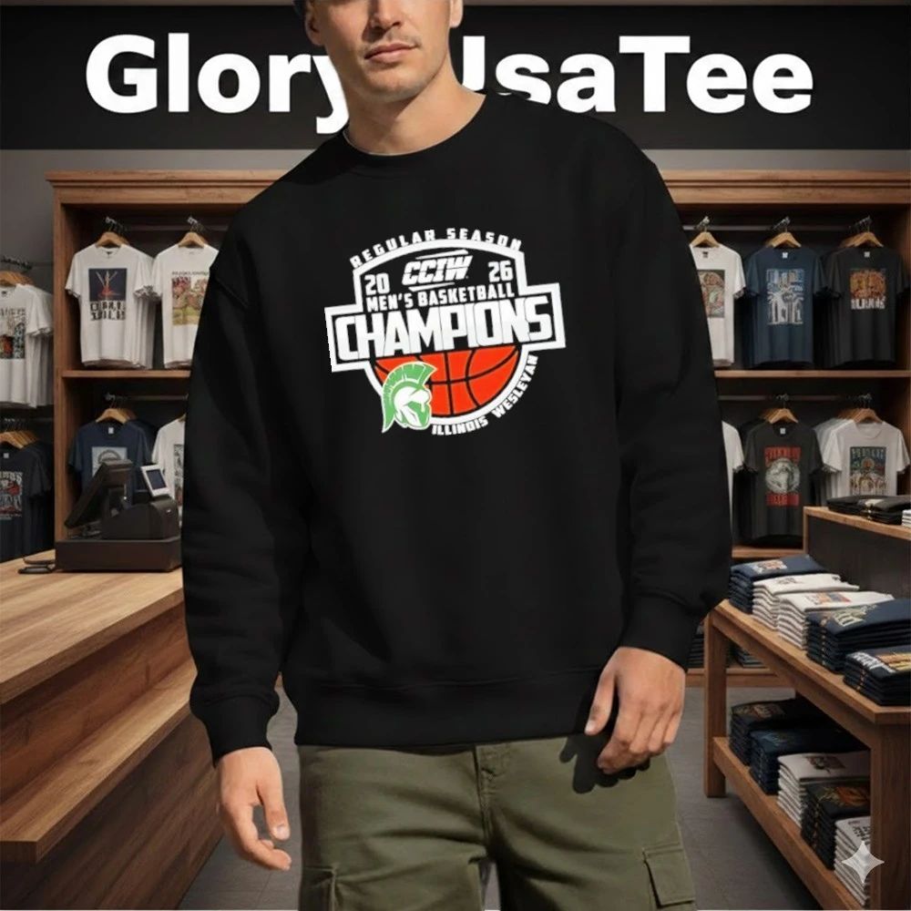 Congrats Illinois Wesleyan Champions CCIW Men’s Basketball Regular Season 2026 Shirt