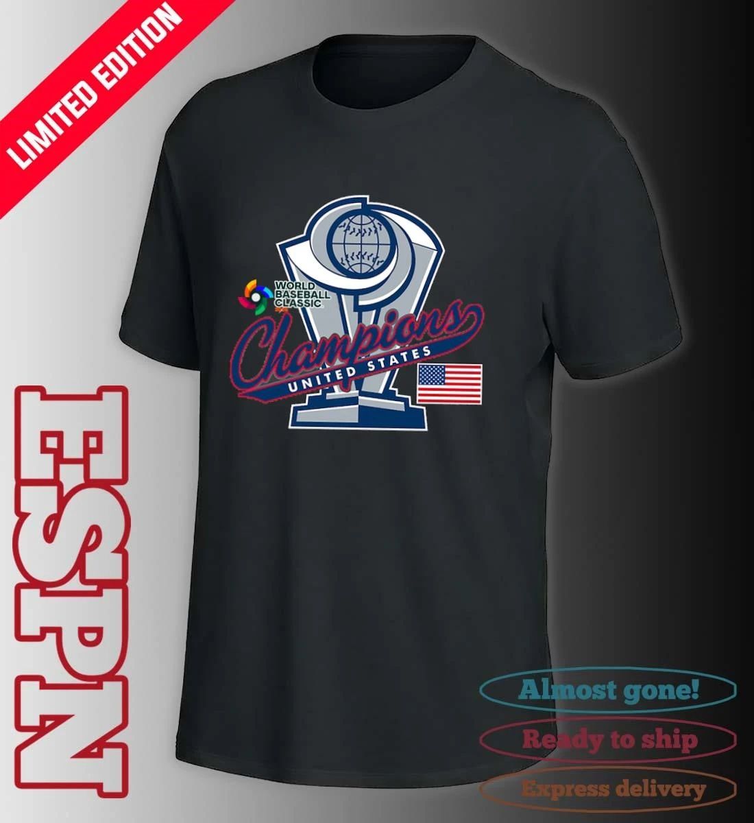 USA 2026 World Baseball Classic Champions Trophy Shirt