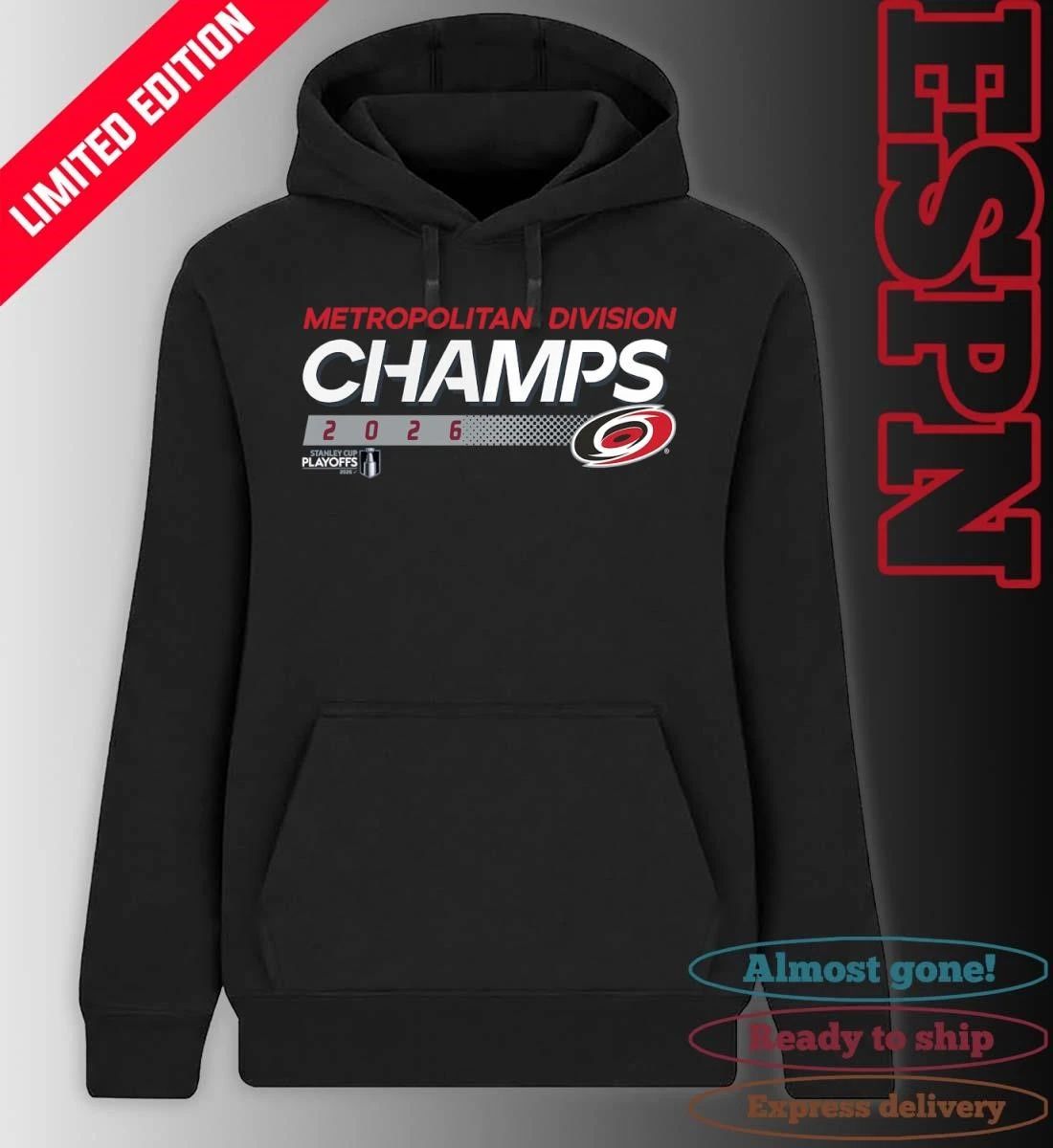 Carolina Hurricanes 2026 Metropolitan Division Champions Shirt