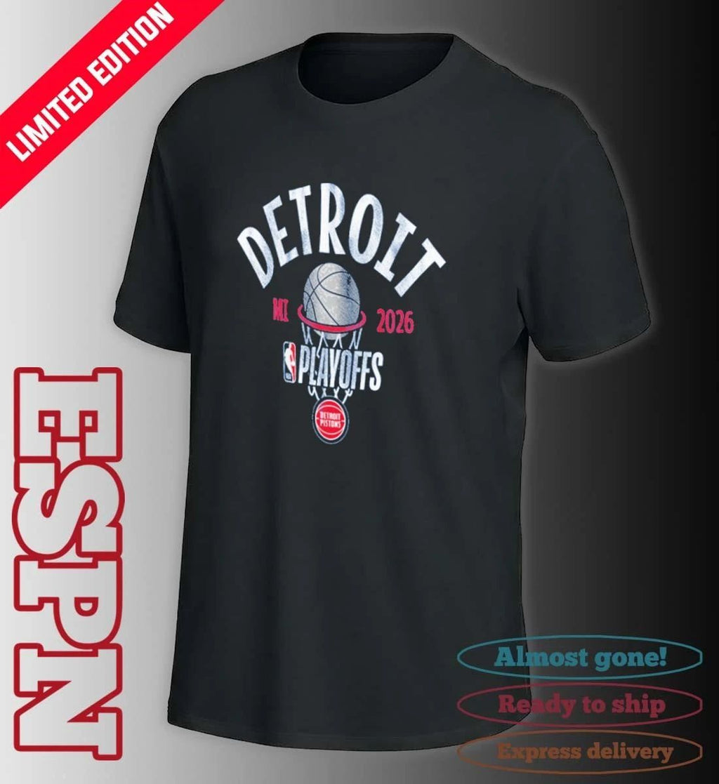 Detroit Pistons 2026 Playoff Bound Shirt