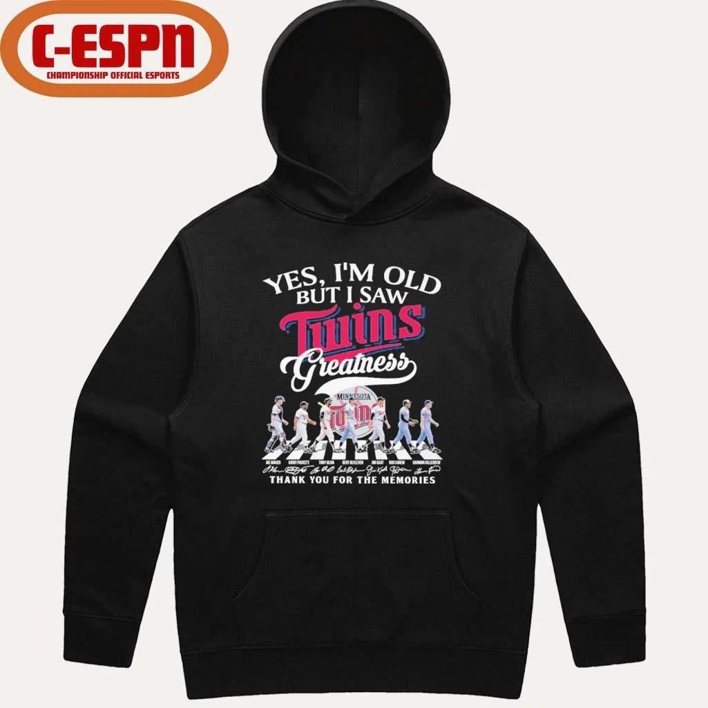 Yes, I’m Old But I Saw Minnesota Twins Abbey Road Legends Greatness T-Shirt