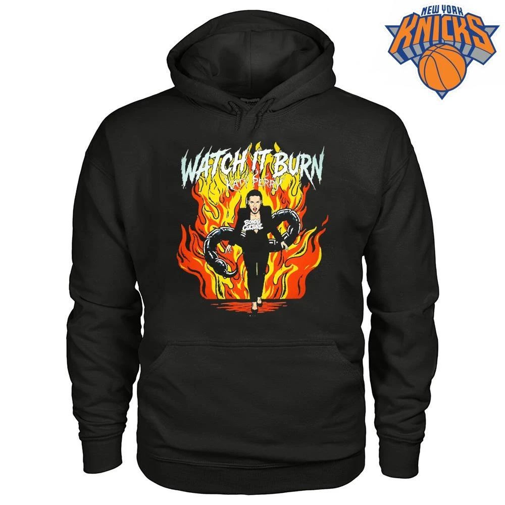Katy Perry Watch It Burn Bonde Culture Scorpion Flame Fire Graphic Shirt