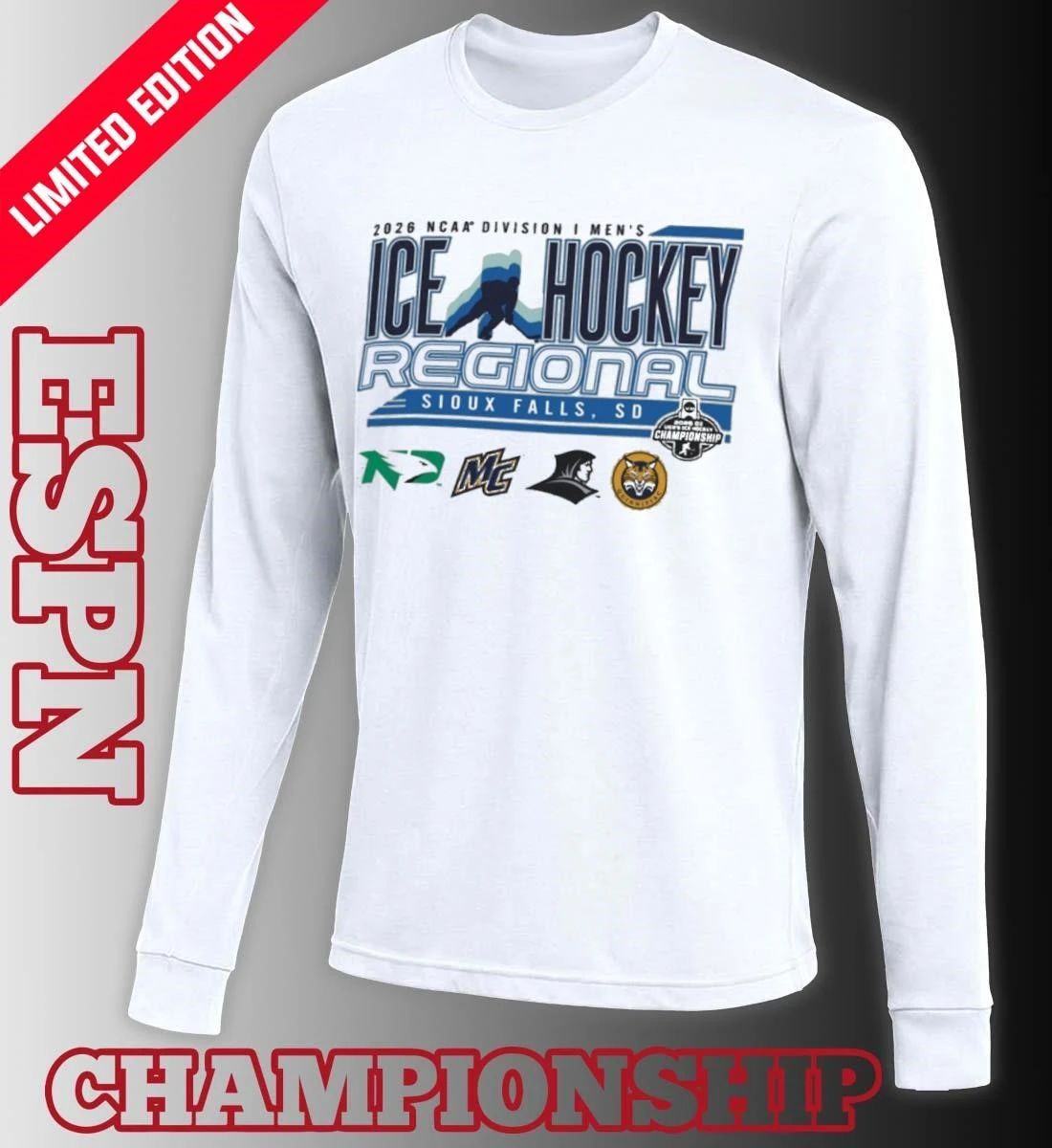 2026 NCAA DI Men’s Ice Hockey Regional – Sioux Falls, SD T-Shirt
