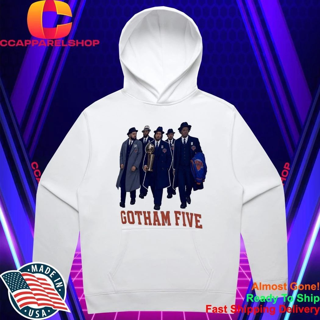 Gotham Five Knicks 2026 Nba Champions Lineup Shirt