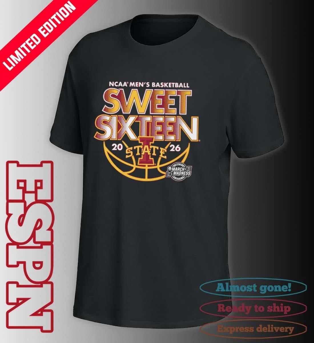 Sweet Sixteen 2026 Iowa State Men’s Basketball Shirt