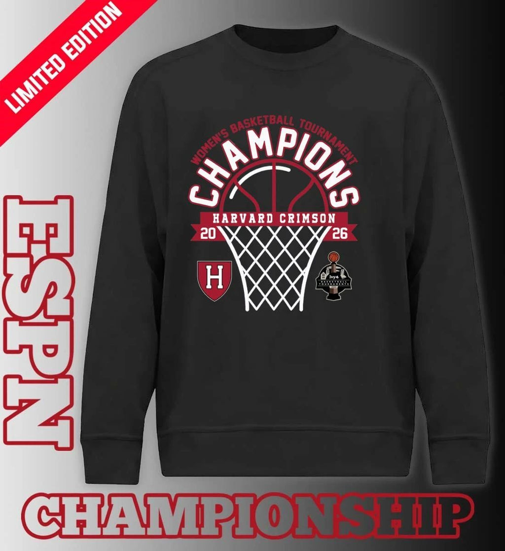 Ivy League Women’s Basketball Tournament Champions 2026 Harvard Crimson T-Shirt