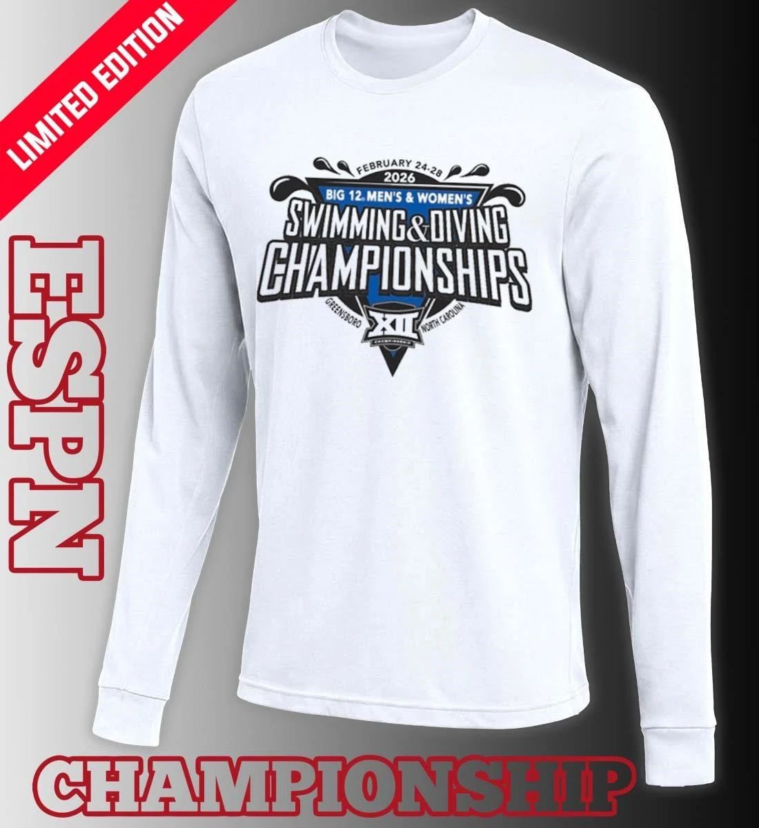 Big 12 2026 Men’s And Women’s Swimming & Diving Championships shirt