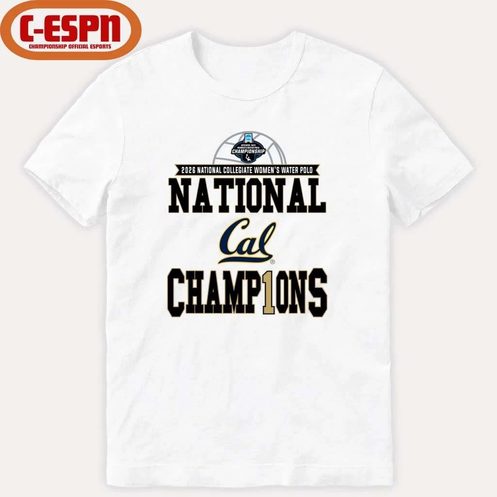 Cal Golden Bears 2026 NCAA Women’s Water Polo National Champions Locker Room T-Shirt