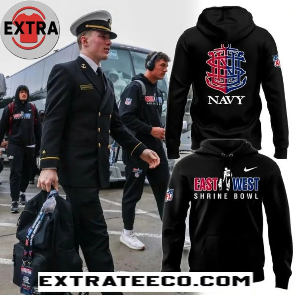 Navy Midshipmen 2026 Shrine Bowl Hoodie Shirt