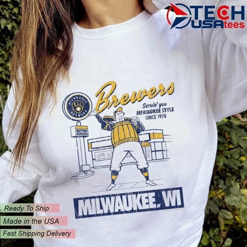 Milwaukee Brewers Deli Arch Butter Burgers vintage shirt