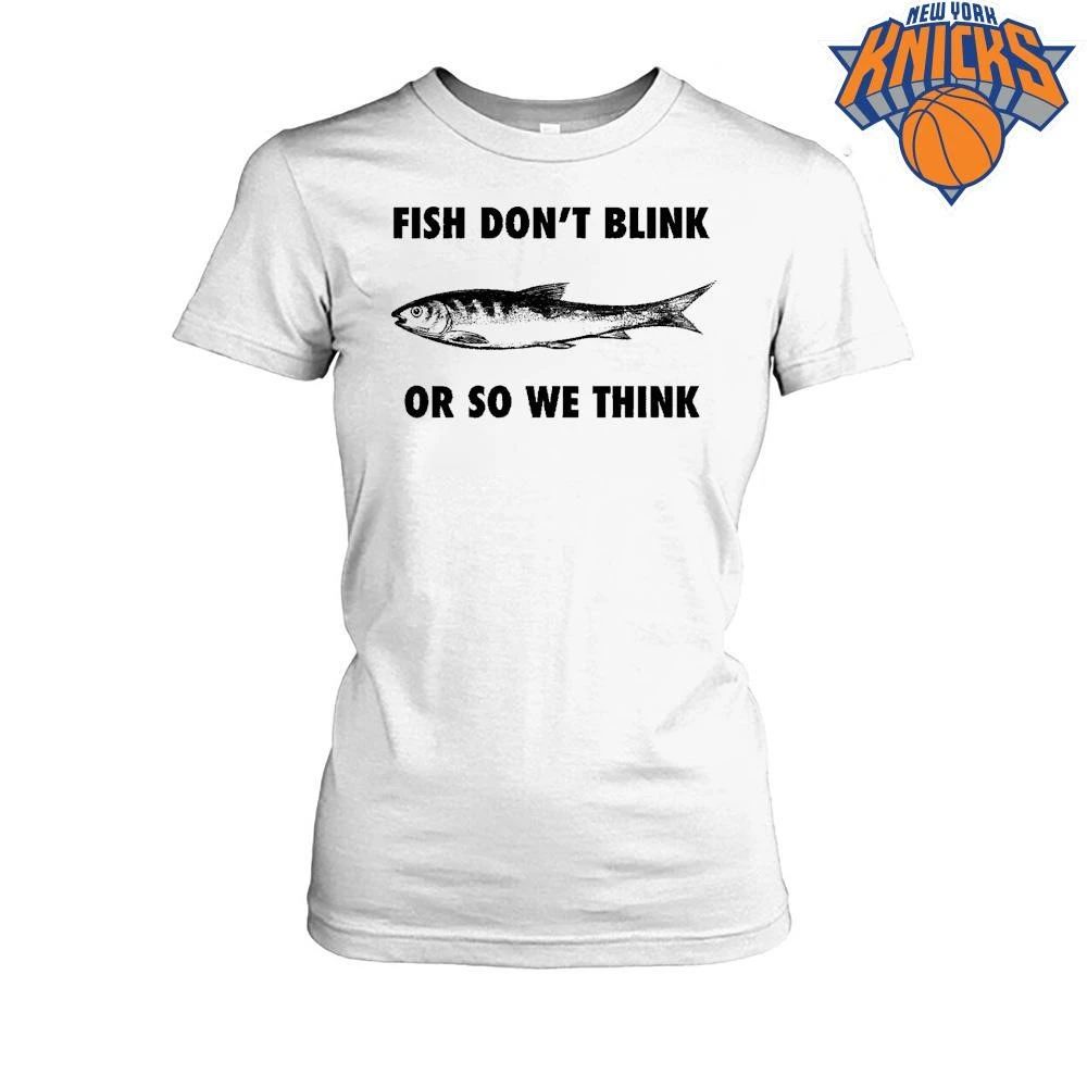 Fish Don’t Blink Or So We Think Funny Fishing Vintage Sardine Shirt