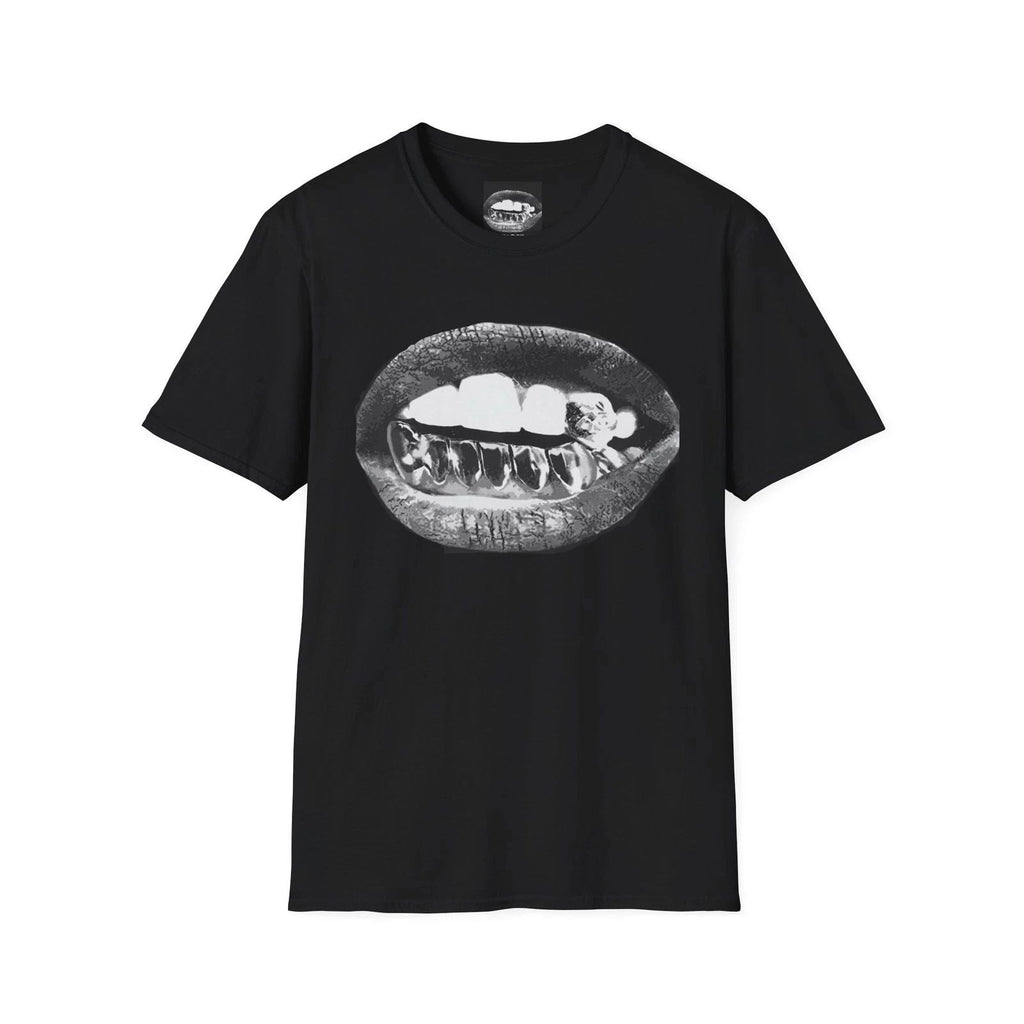 Grillz Mouth Black Lip Bite Teeth Tee Unisex T-shirt, Sweatshirt, Hoodie (1)