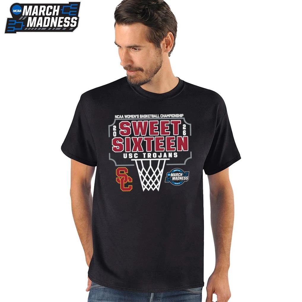 USC Trojans 2026 NCAA DI Women’s Basketball March Madness Sweet 16 Bound T-Shirt