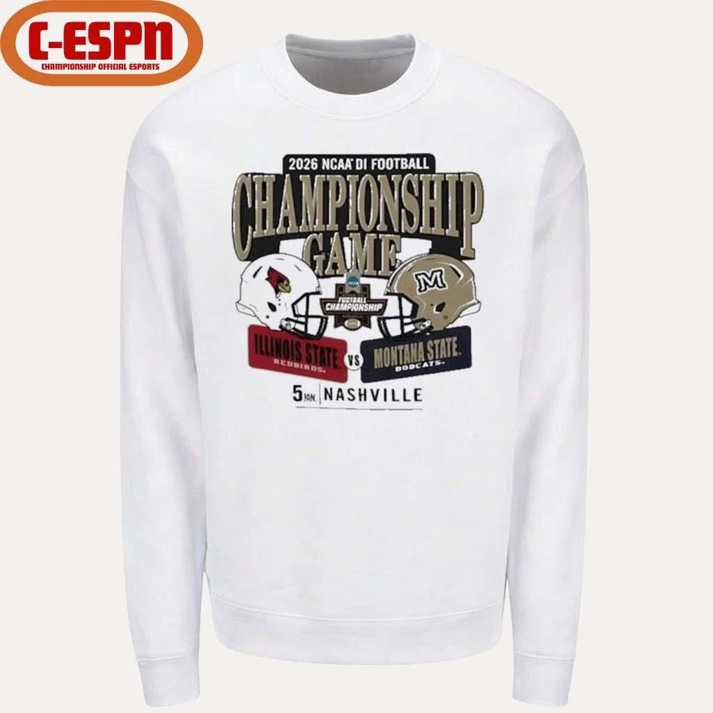 Illinois State vs. Montana State January 5, 2026 NCAA Division I Football Championship Game T-shirt