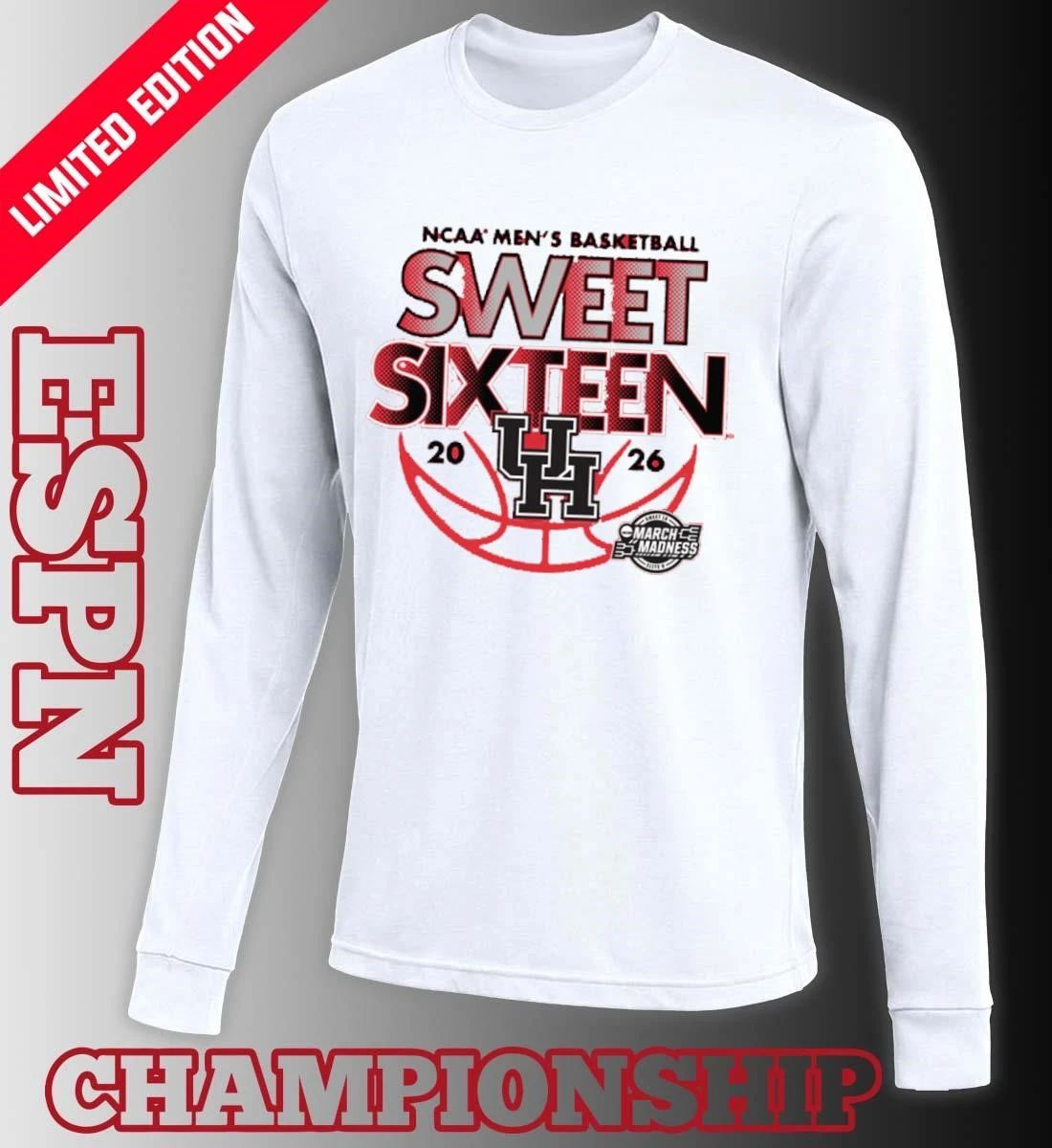 Sweet Sixteen 2026 Houston NCAA Men’s Basketball Shirt