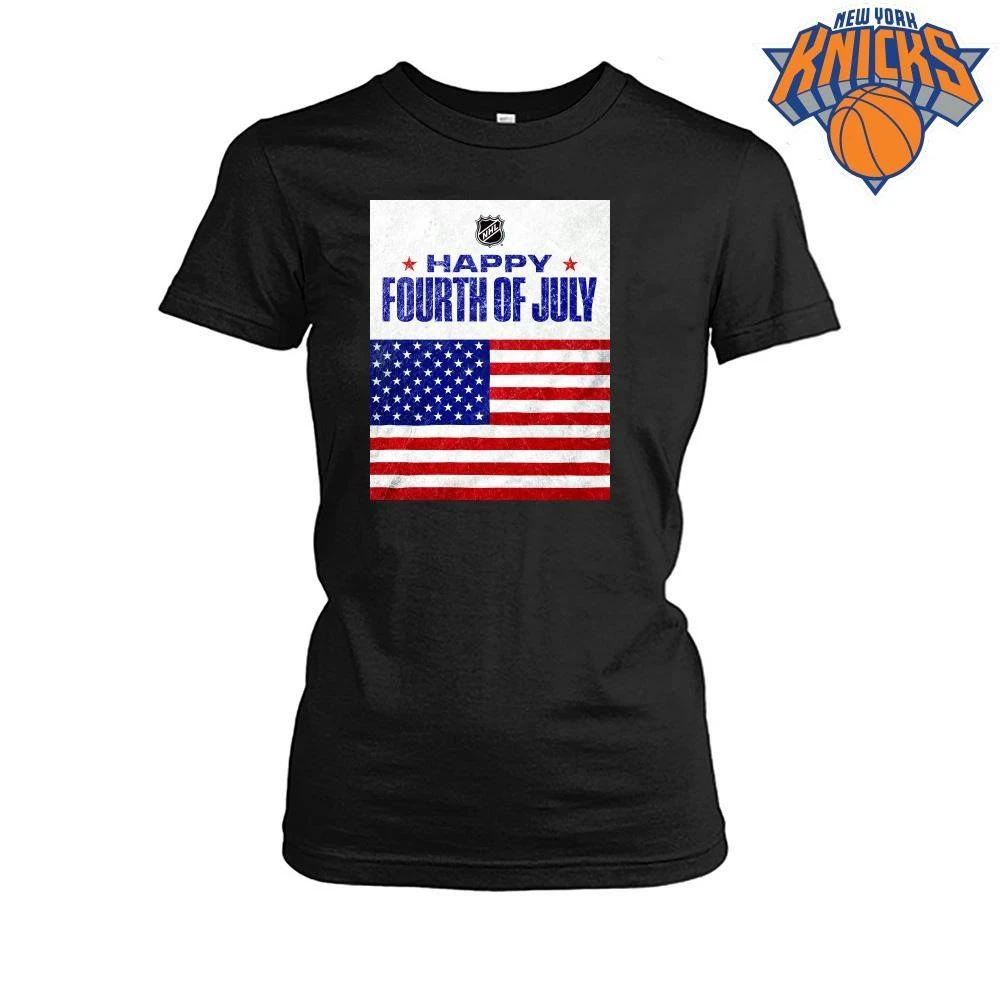 NHL Happy Fourth Of July Patriotic Ice Hockey American Flag Shirt