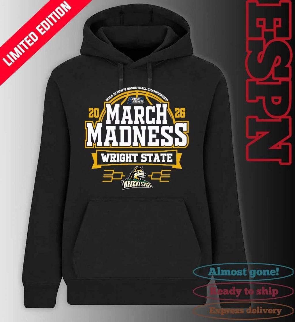 Wright State Raiders March Madness 2026 NCAA DI Men’s Basketball Tournament T-Shirt