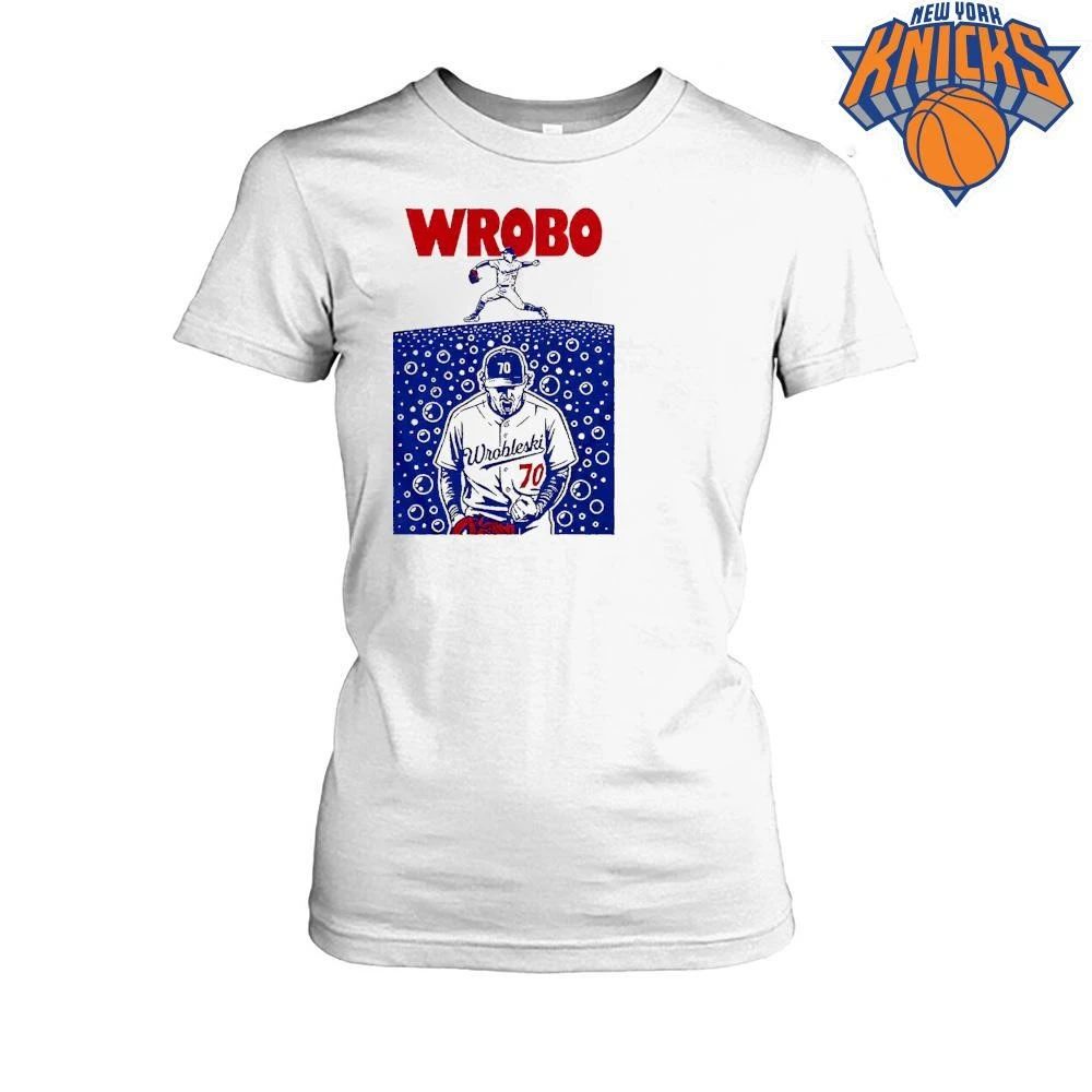 Wrobo Shark Justin Wrobleski Los Angeles Dodgers baseball shirt