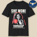 She Won Jasmine Crockett Shirt