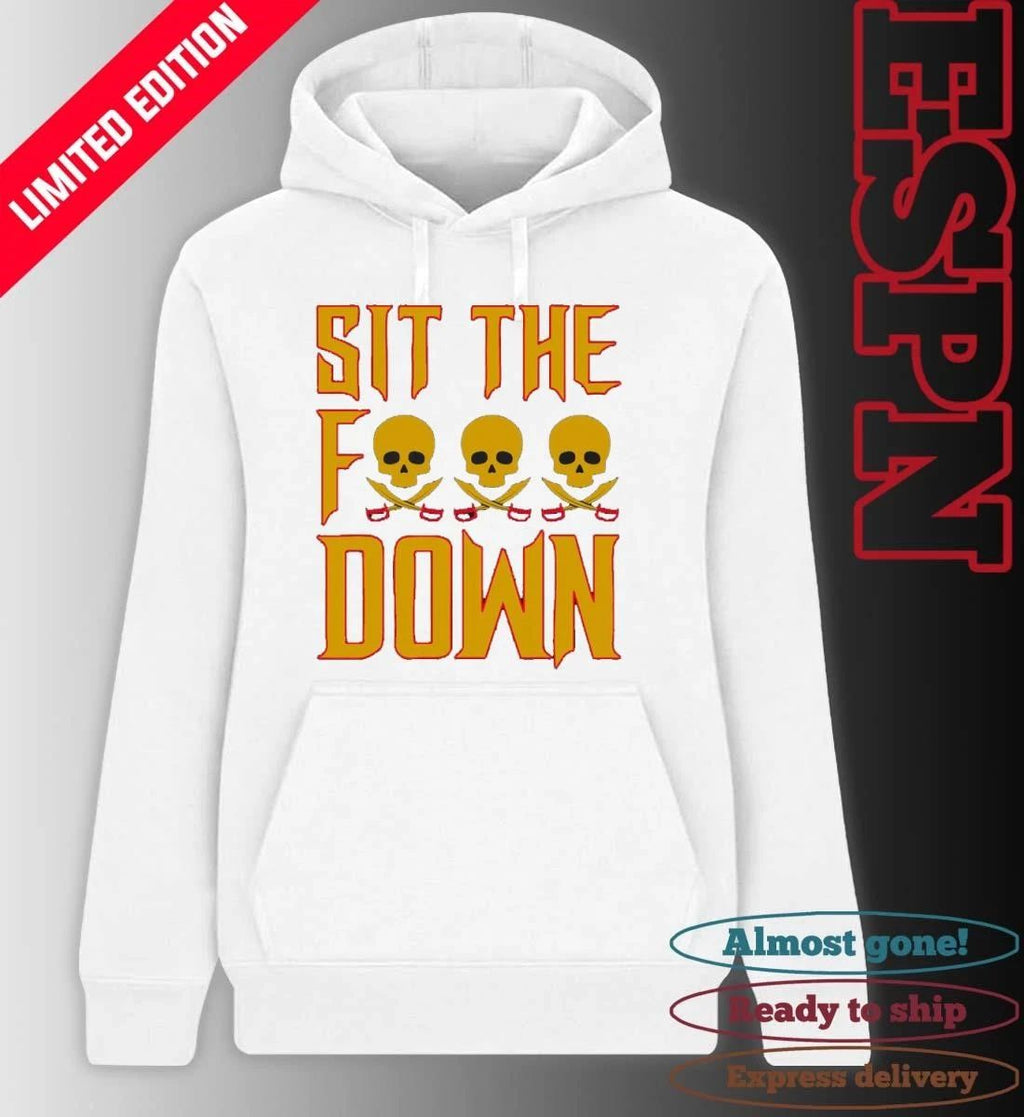 Sit The Fuck Down Pittsburgh Pirates Skull Shirt