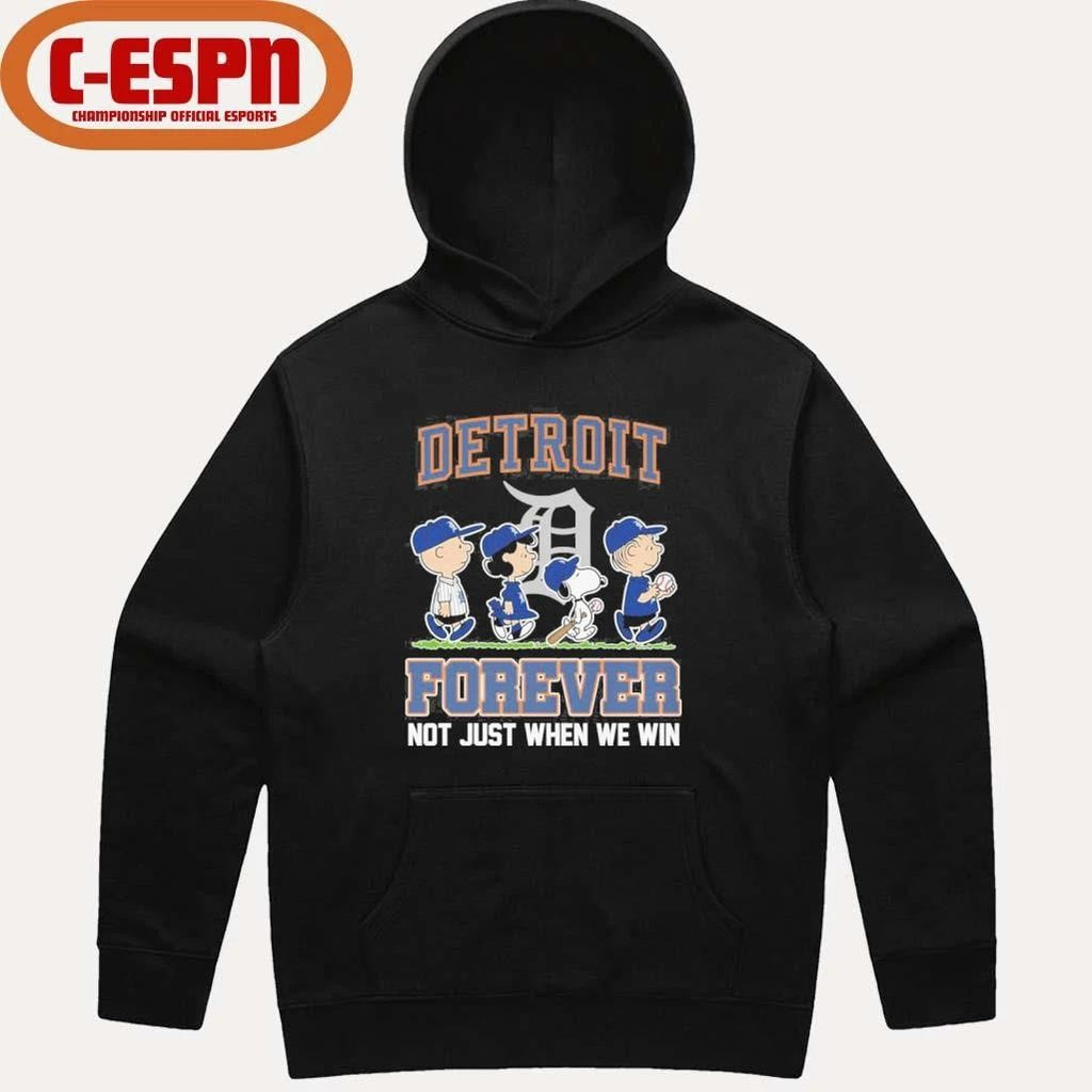 The Peanuts Characters Forever X Detroit Tigers Shirt