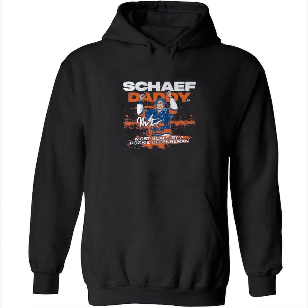 Matthew Schaefer Daddy Most Goals By A Rookie Defenseman Record Shirt