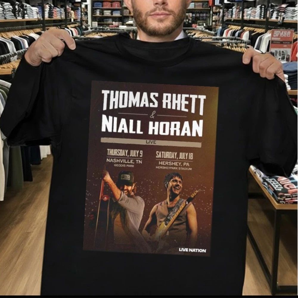 Thomas Rhett And Niall Horan 2026 Nashville TN Hershey PA Geodis Park Hersheypark Stadium July 9th 18th Shirt