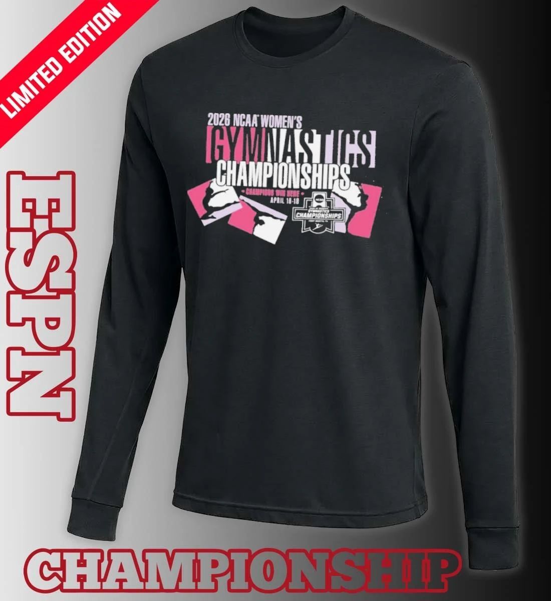April 16-18 2026 NCAA Women’s Gymnastics Championships T-Shirt