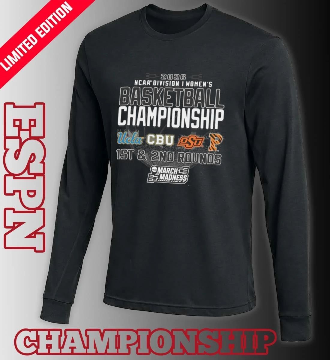 1st, 2nd Rounds 2026 NCAA DI Women’s Basketball Championship – Los Angeles, CA Shirt