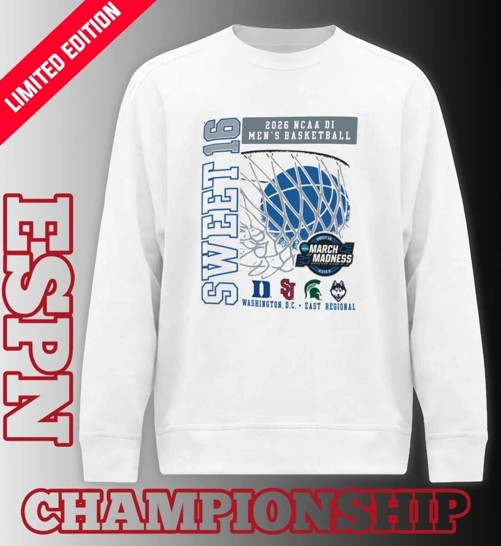 Sweet 16 NCAA DI Men’s Basketball Tournament 2026 East Regional T-Shirt