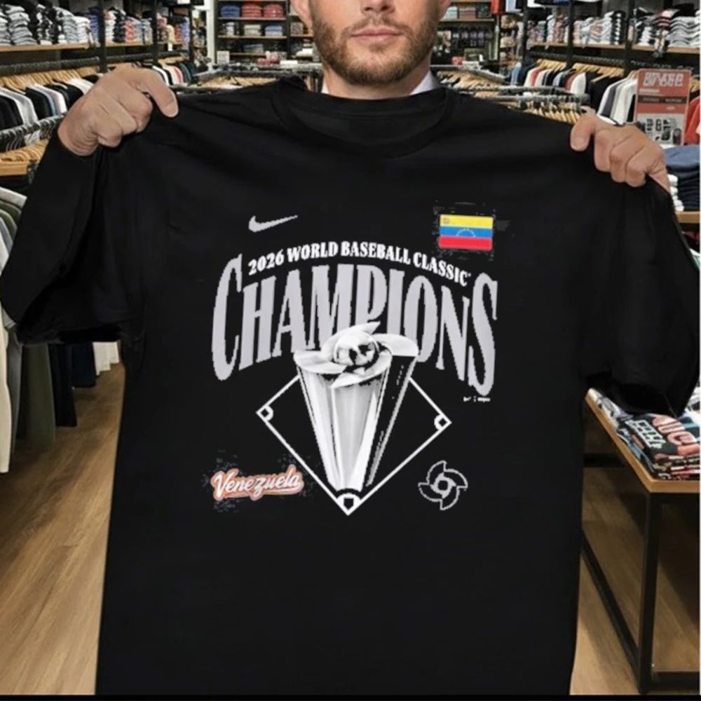 Venezuela Baseball 2026 World Baseball Classic Champions Locker Room T-Shirt