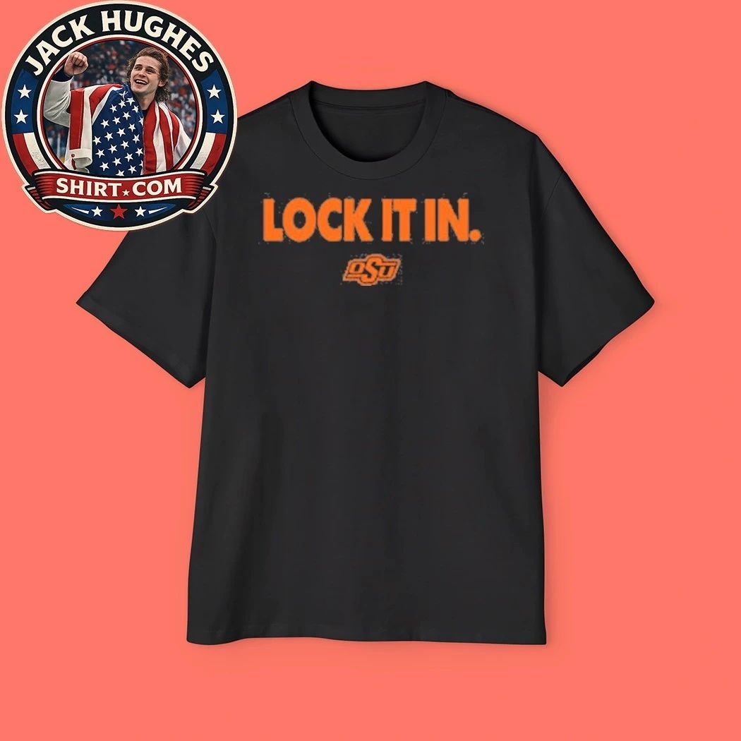 Lock It In Oklahoma State Cowboys Shirt – OSU Fan Game Day Graphic T-Shirt