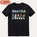 Seattle Sports Teams Mascot Abbey Road Shirt