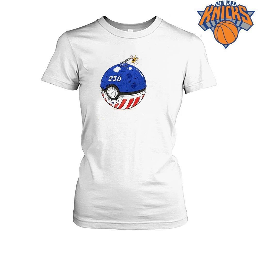 Fourth of July 250 Years America Poke Bomb Fireworks Graphic shirt