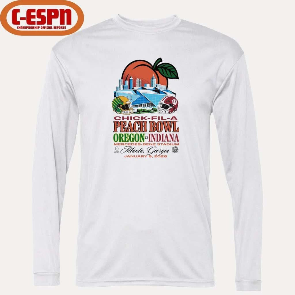 Peach Bowl IU Vs Oregon January 9th Shirt