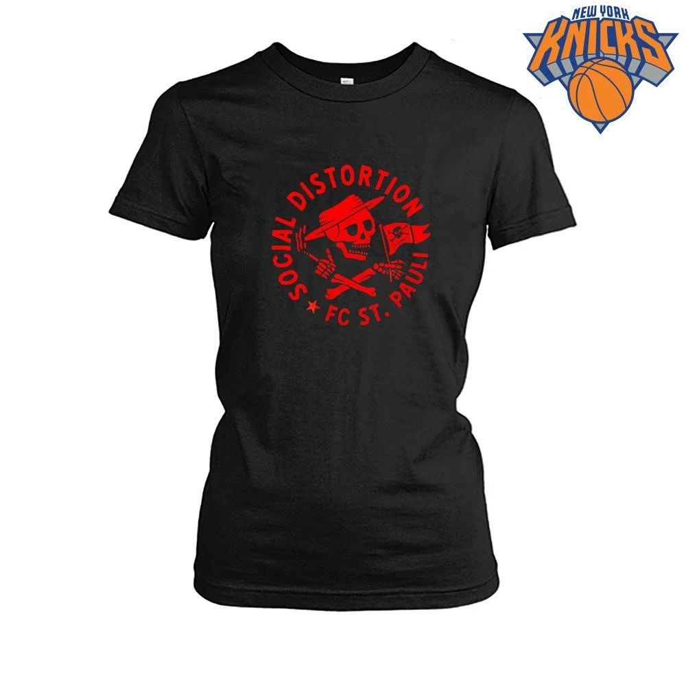 Social Distortion FC St Pauli Punk Rock Skeleton T Shirt