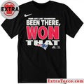New England Football Patriots AFC East Division Champions Been There Won That Locker Room 2025 Shirt
